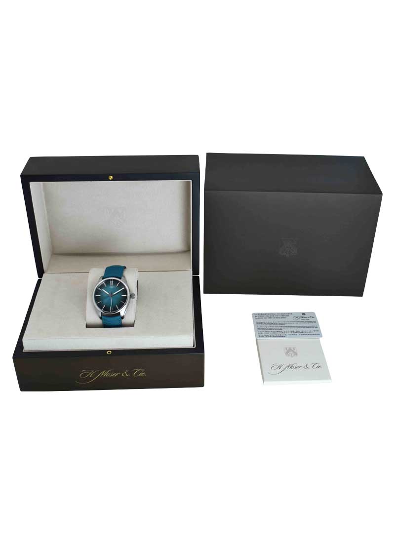 H. Moser & Cie Pioneer Centre Seconds in Stainless Steel 3200-1214