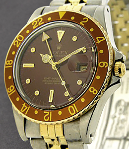 2-Tone GMT-Master on Jubilee Bracelet with Brown Dial