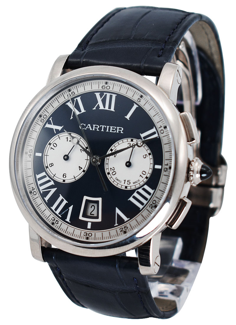 Cartier Rotonde de Cartier Chronograph in White Gold W1556239
