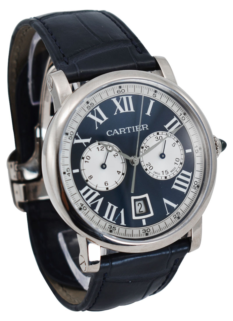 W1556239 Cartier Rotonde White Gold | Rostovsky Watches