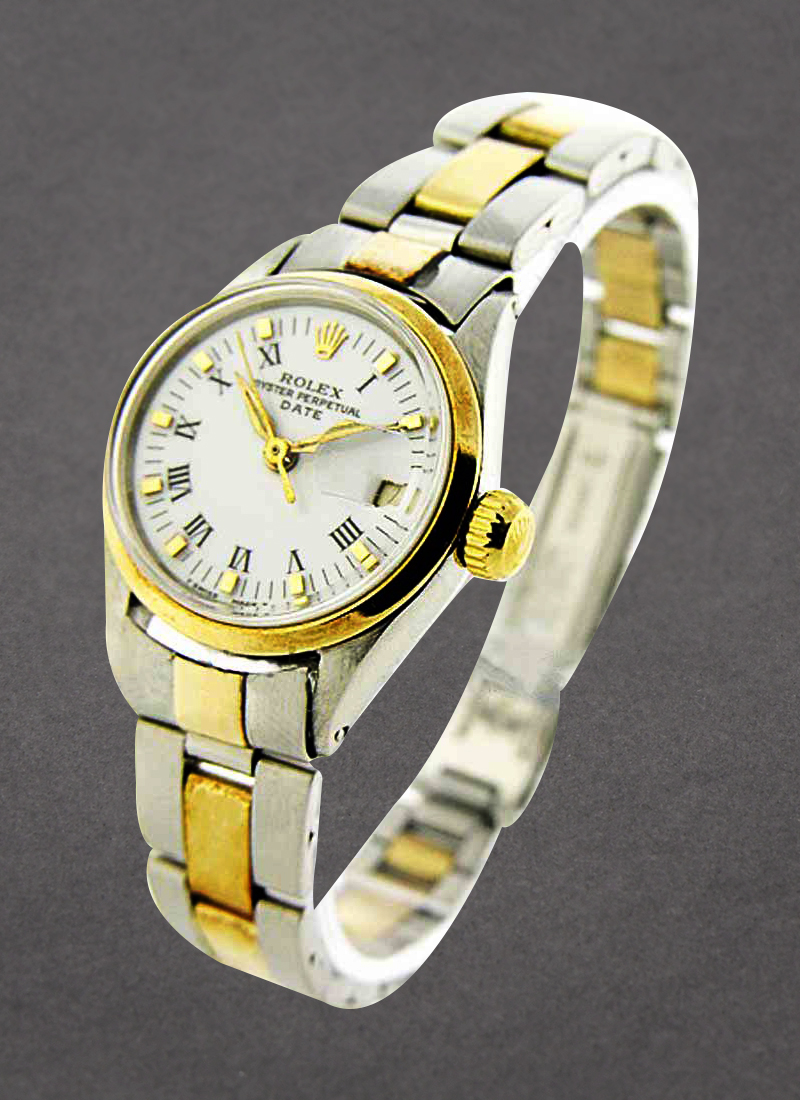 Pre-Owned Rolex Lady Date 2-Tone 24mm - Smooth Bezel