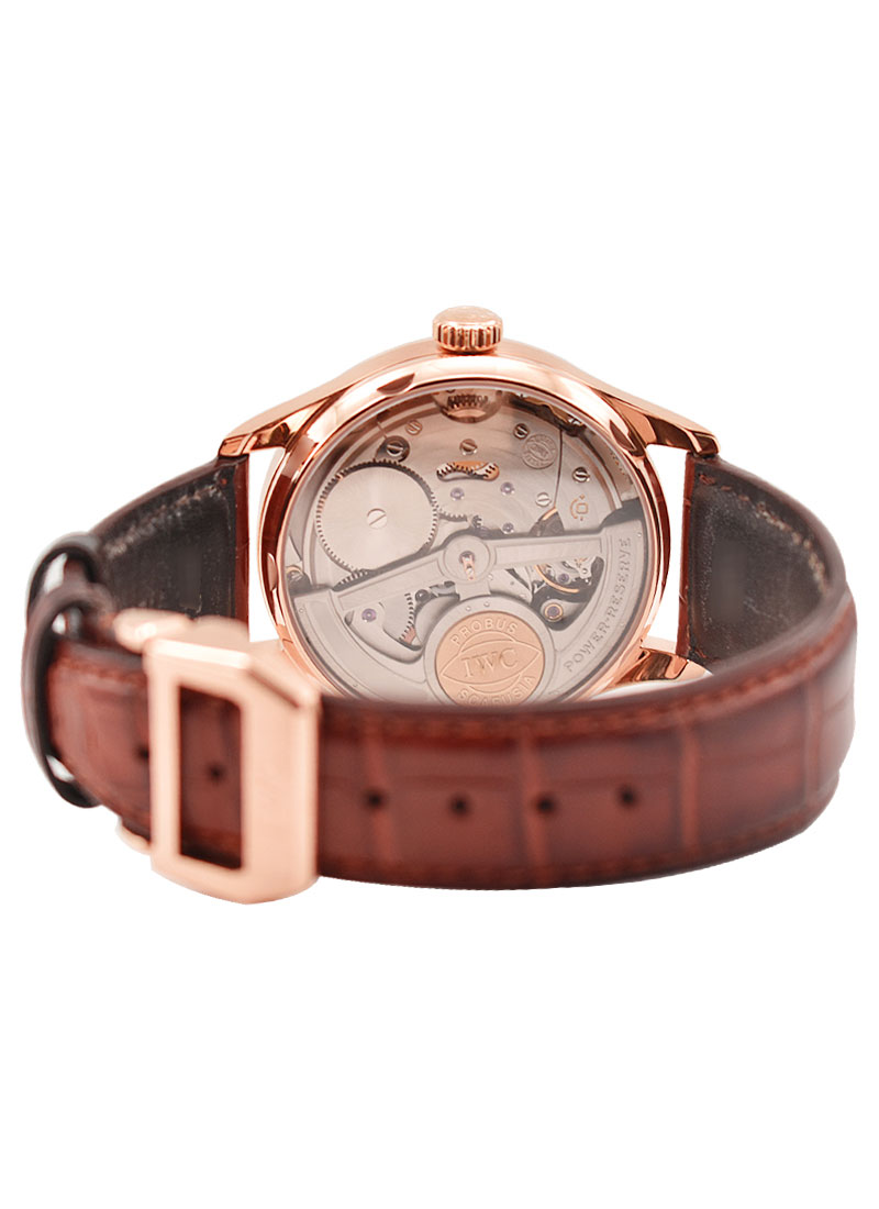 Iwc rose gold portuguese best sale