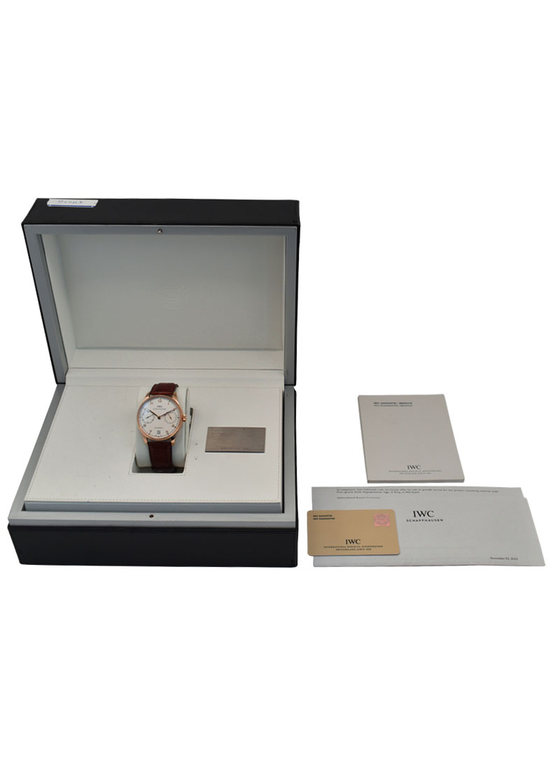 IWC Portuguese Automatic 7 Day in Rose Gold IW500113