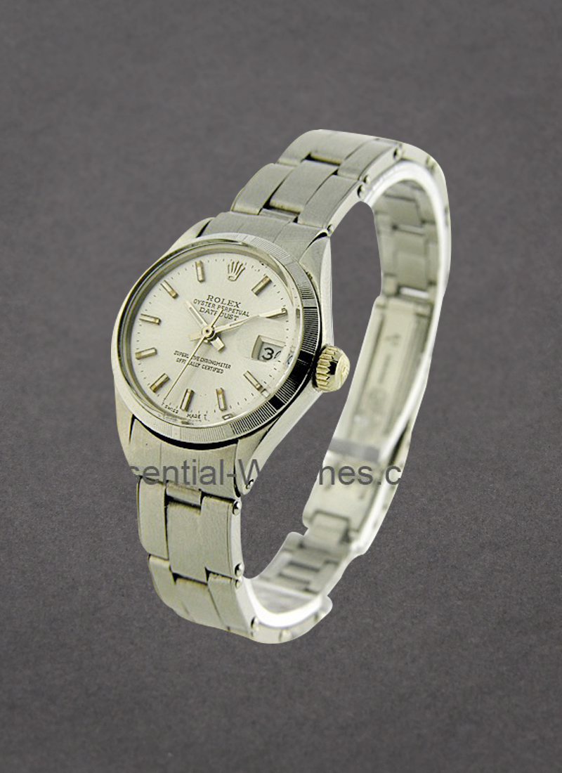 Pre-Owned Rolex Lady's Datejust - 26mm - Engine Turned Bezel