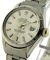 Lady's Datejust - 26mm - Engine Turned Bezel on Oyster Bracelet with Off-white Stick Dial