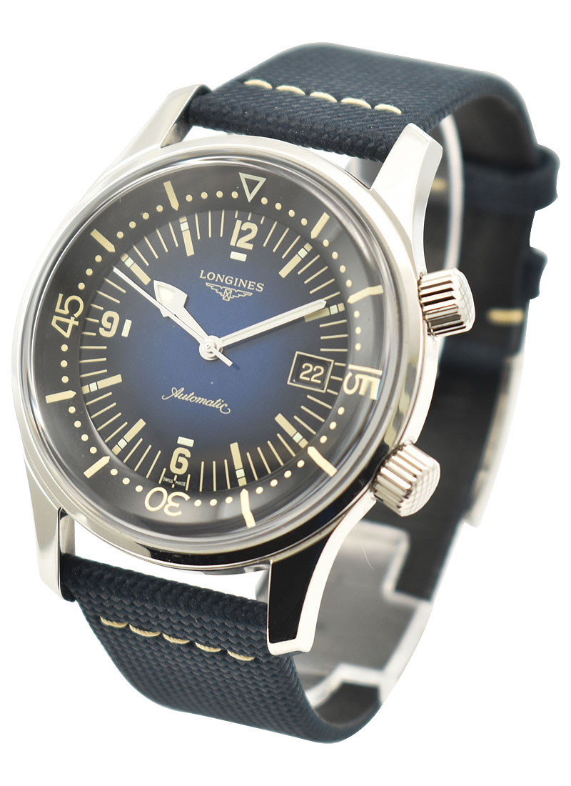 L3.774.4.90.2 Longines Heritage Legend Diver Rostovsky Watches