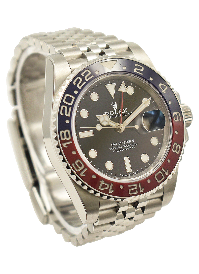 126710BLRO Rolex GMT-Master II White Gold | Rostovsky Watches