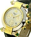 Yellow Gold & White Gold Imperiale Large Size Quartz Chronograph on Strap 