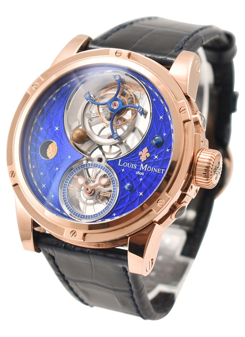 Louis Moinet Space Mystery Satellite Tourbillon in Rose Gold - Limited Edition of 8 LM 48.50.25