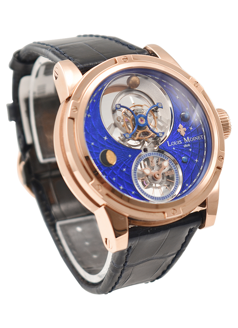 Louis Moinet Space Mystery Satellite Tourbillon in Rose Gold - Limited Edition of 8 LM 48.50.25