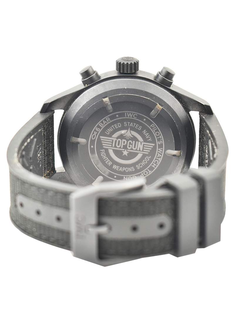 IWC Pilot's Watch Double Chronograph Top Gun in Ceratanium IW371815