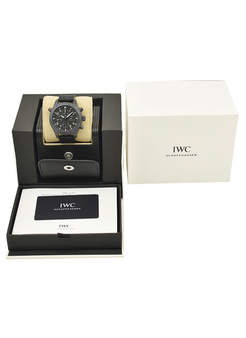 IWC Pilot's Watch Double Chronograph Top Gun in Ceratanium IW371815