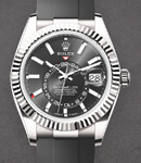 Sky Dweller Oyster 42mm On Oyster Bracelet with Black Stick Dial