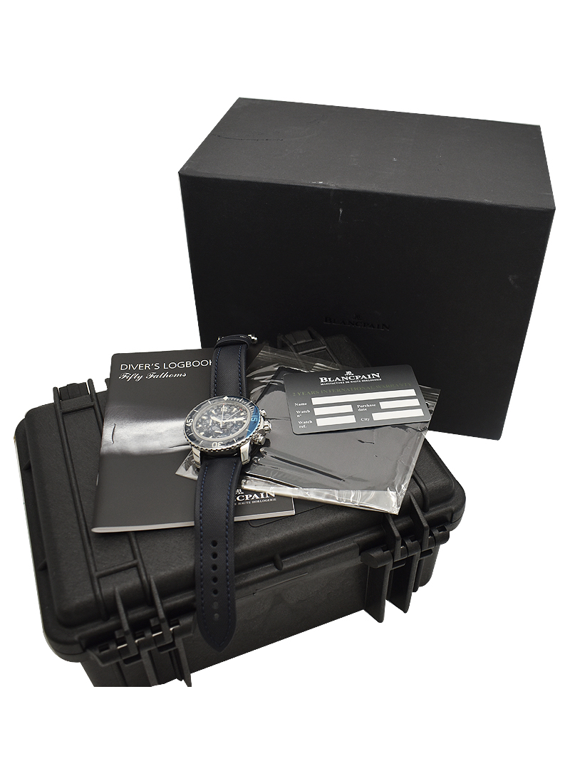 5066F 1140 52B Blancpain Fifty Fathoms Chrono | Rostovsky Watches