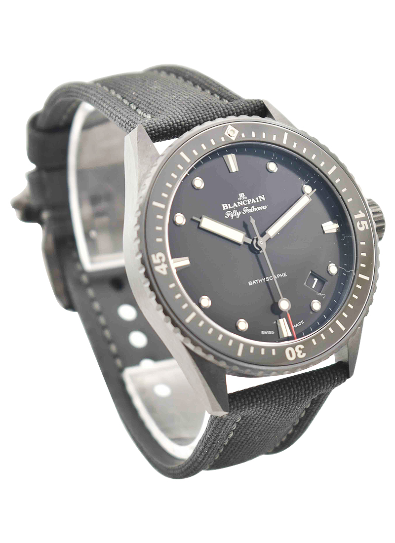 BLANCPAIN - Fifty Fathoms Bathyscaphe in Black Ceramic | eBay