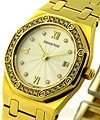 Lady's Yellow Gold ROYAL OAK - Diamond Bezel Yellow Gold on Bracelet with MOP Dial 