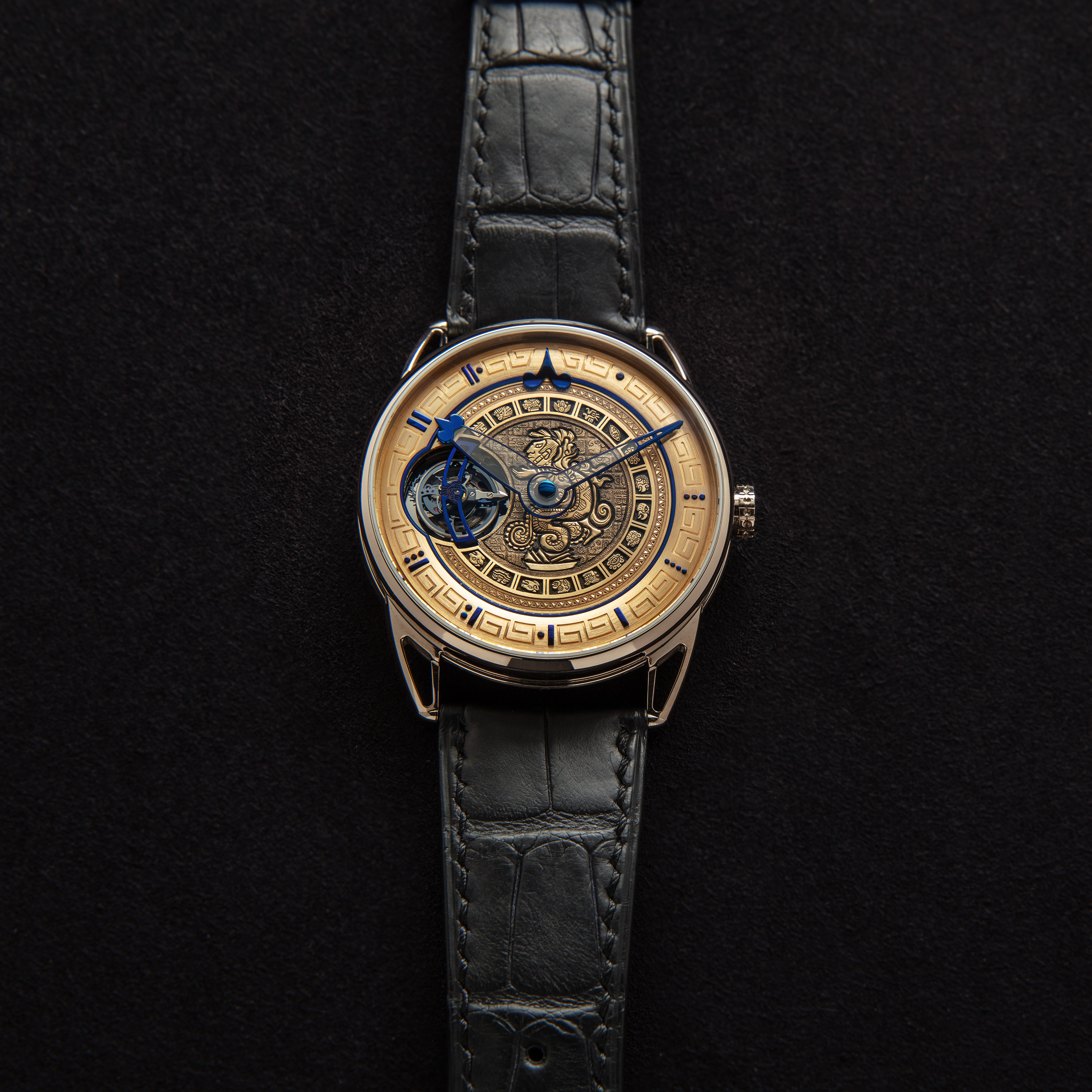 De Bethune DB25 TMT Maya Tourbillon SET in Platinum, Rose Gold, and White Gold DB25TMT