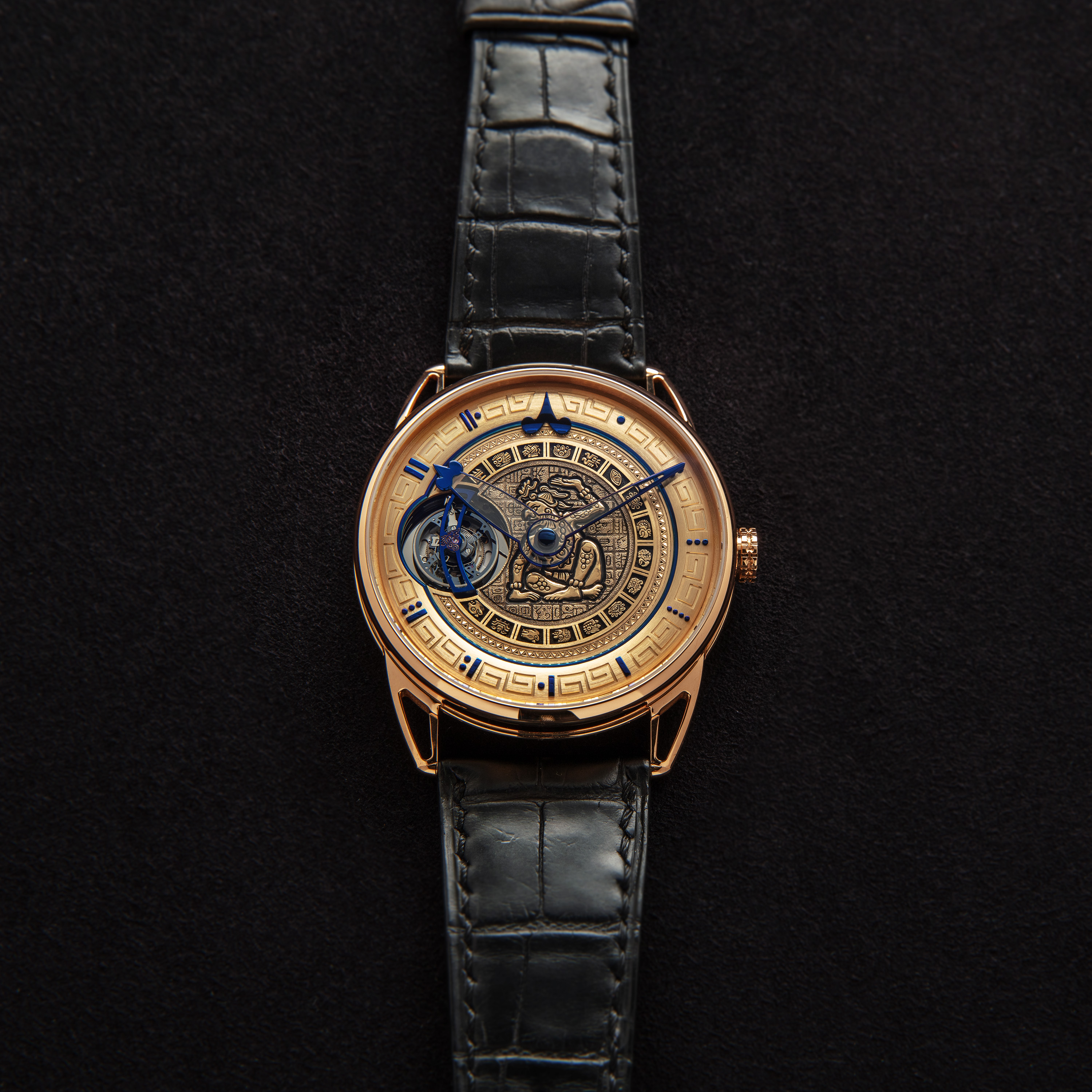 De Bethune DB25 TMT Maya Tourbillon SET in Platinum, Rose Gold, and White Gold DB25TMT