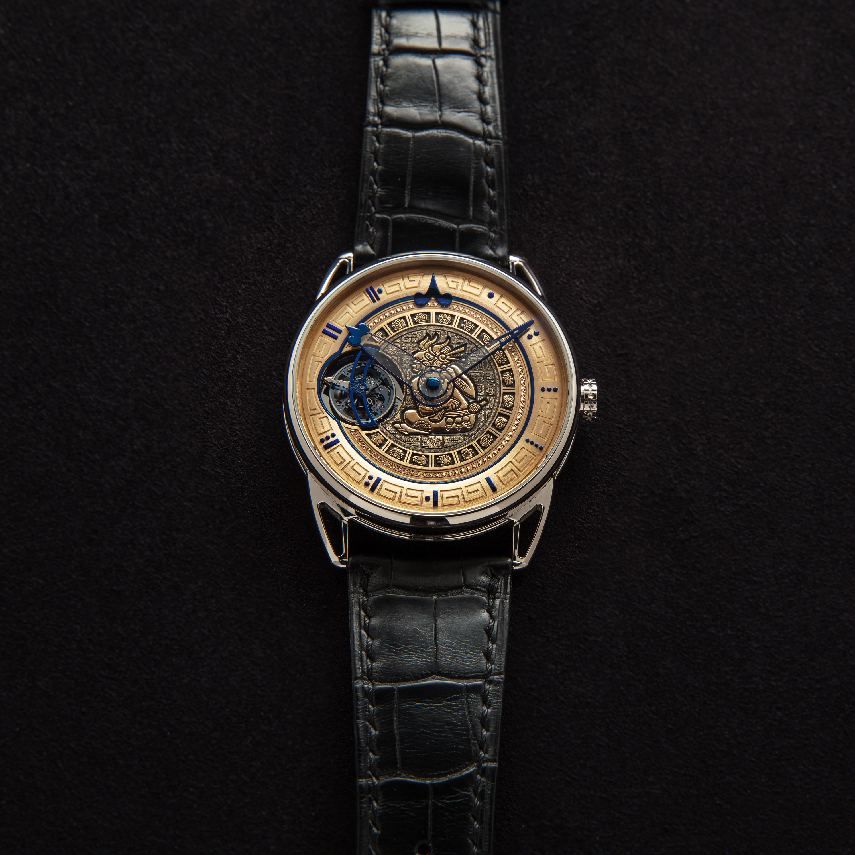 De Bethune DB25 TMT Maya Tourbillon SET in Platinum, Rose Gold, and White Gold DB25TMT