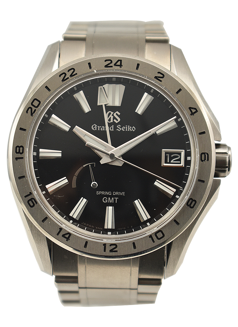 Grand Seiko Evolution 9 Spring Drive GMT in Titanium SBGE283