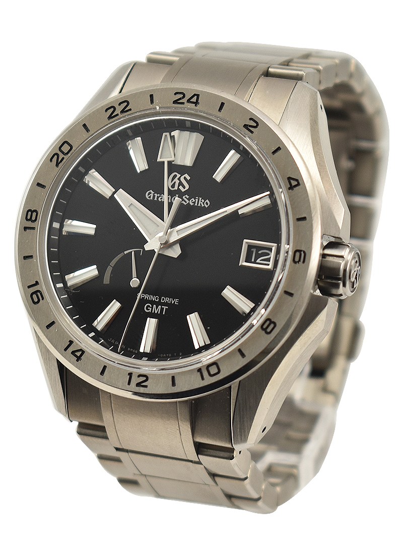 Grand Seiko Evolution 9 Spring Drive GMT in Titanium SBGE283
