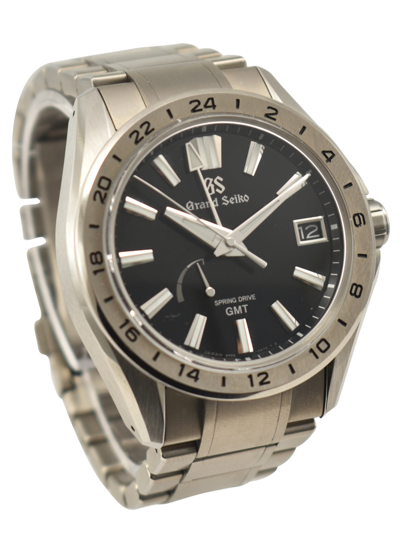 Grand Seiko Evolution 9 Spring Drive GMT in Titanium SBGE283
