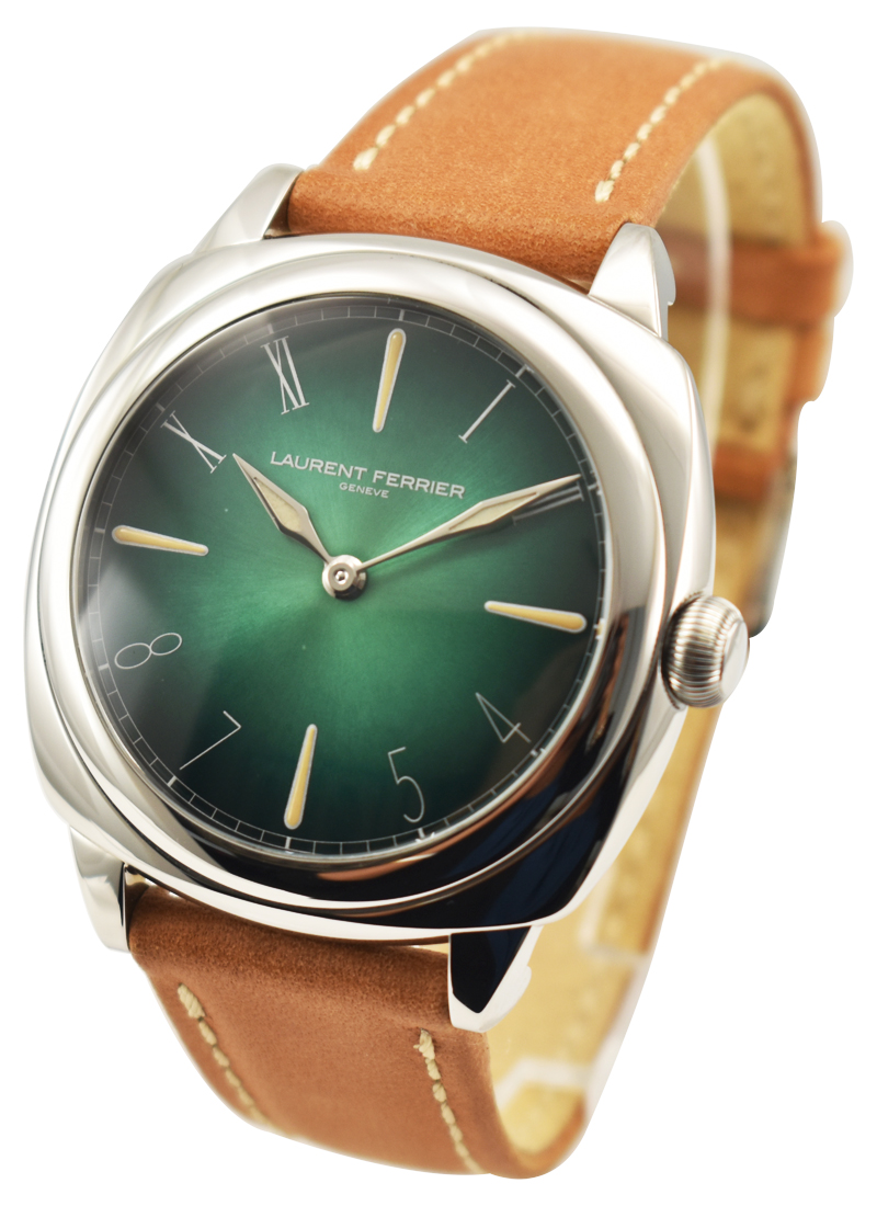 Laurent Ferrier Galet Micro Rotor Square SS California in Stainless Steel LCF031.AC.VS467C.1