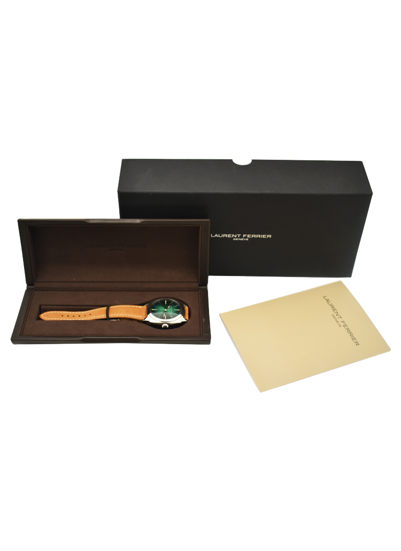 Laurent Ferrier Galet Micro Rotor Square SS California in Stainless Steel LCF031.AC.VS467C.1