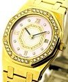 Lady's Yellow Gold ROYAL OAK  Pink MOP Dial on Bracelet