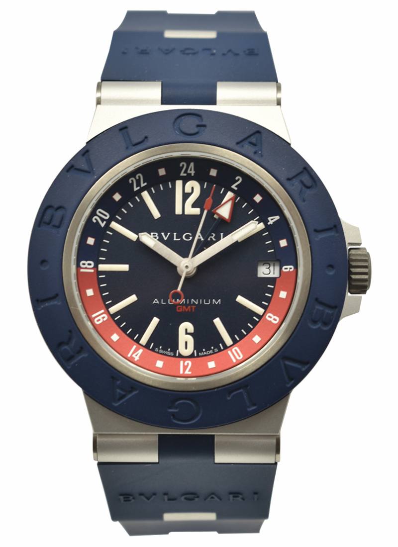 Bvlgari Aluminum GMT in Aluminum 103554