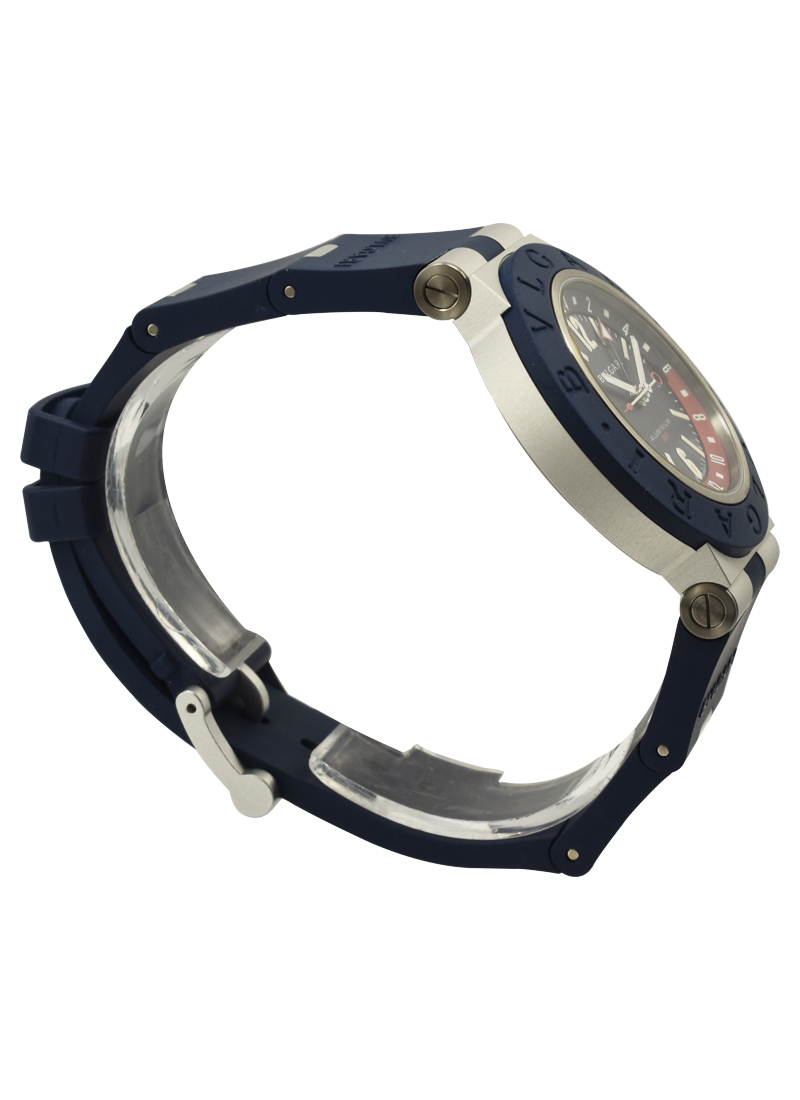 Bvlgari Aluminum GMT in Aluminum 103554