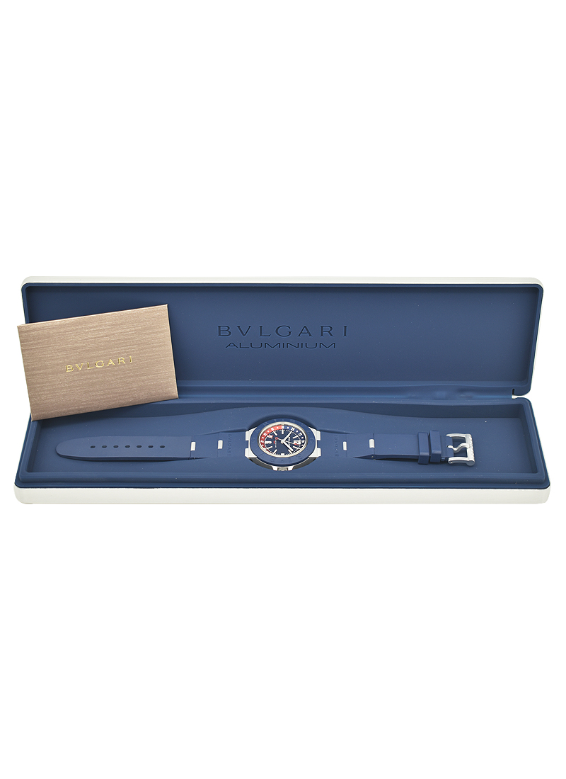 Bvlgari Aluminum GMT in Aluminum 103554