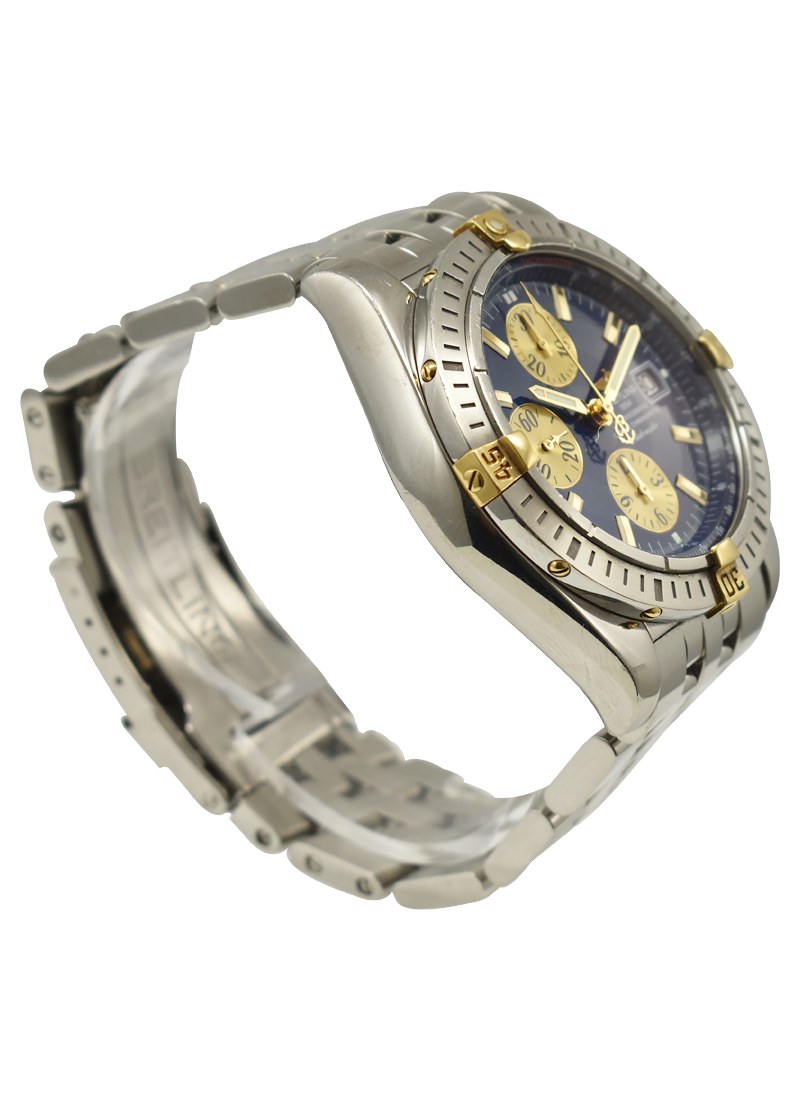 Breitling Chronomat Evolution in Stainless Steel with Yellow Gold Accents B1335611/C646