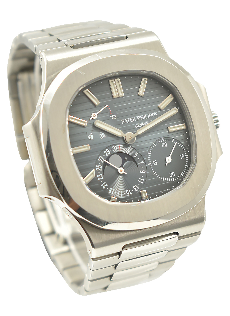 Patek Philippe 3712/1A Nautilus Moon Phase in Stainless Steel - Never Polished 3712/1A-001