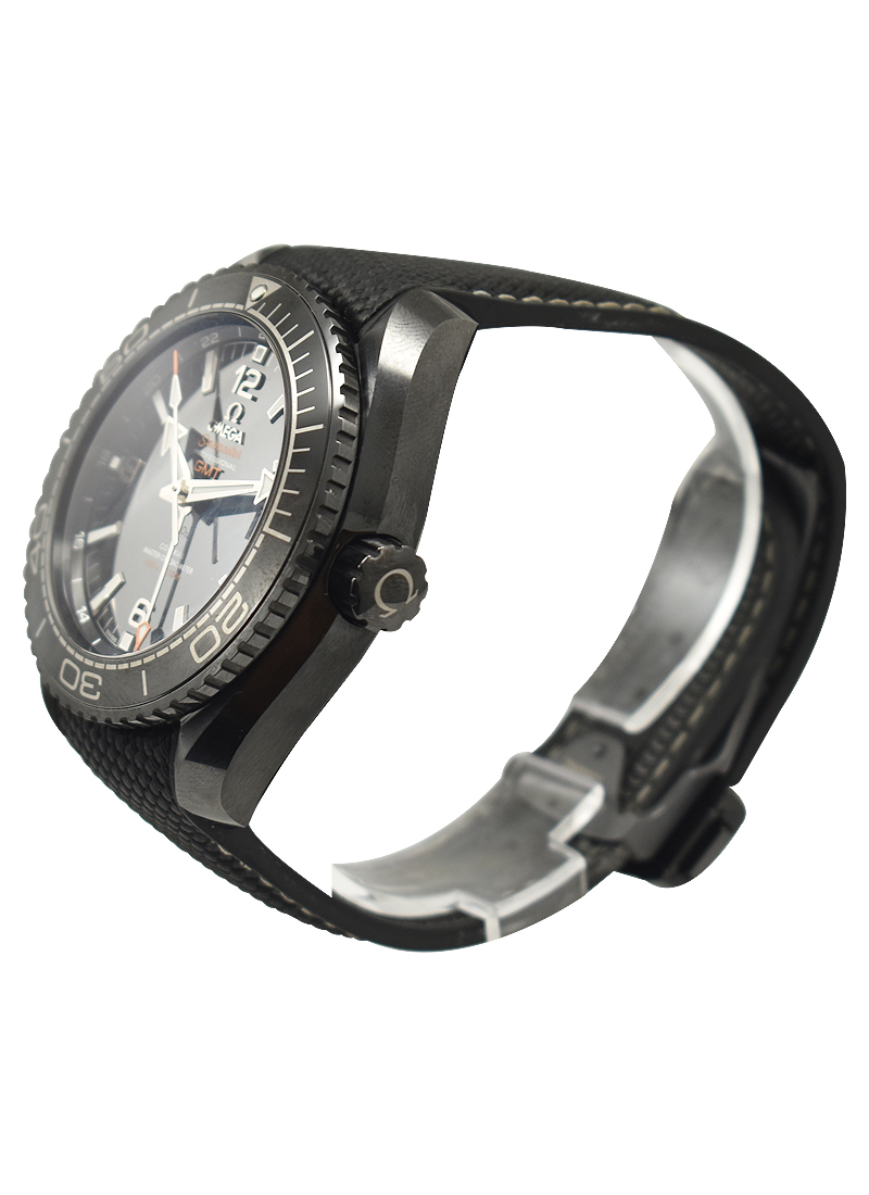 Seamaster Deep Black Planet Ocean GMT 600m Co Axial