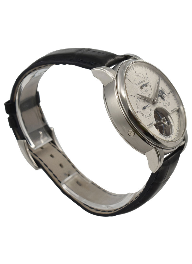 Jaeger-LeCoultre Master Grande Traditional Tourbillon Quantieme Perpetual Jubilee Edition in Platinum Q5046520