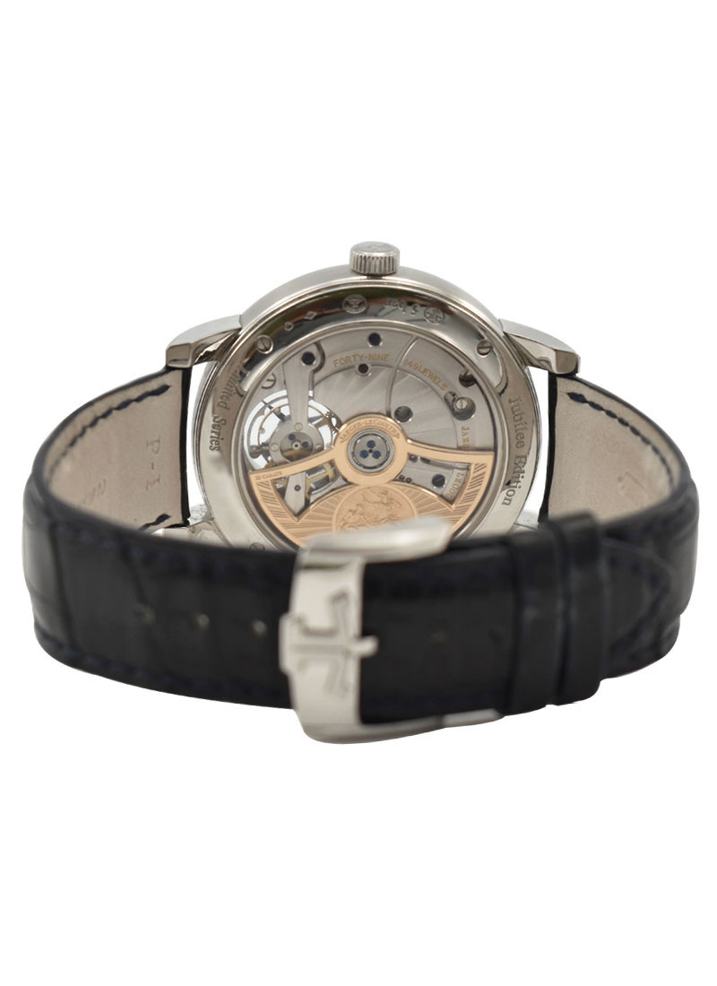 Jaeger-LeCoultre Master Grande Traditional Tourbillon Quantieme Perpetual Jubilee Edition in Platinum Q5046520