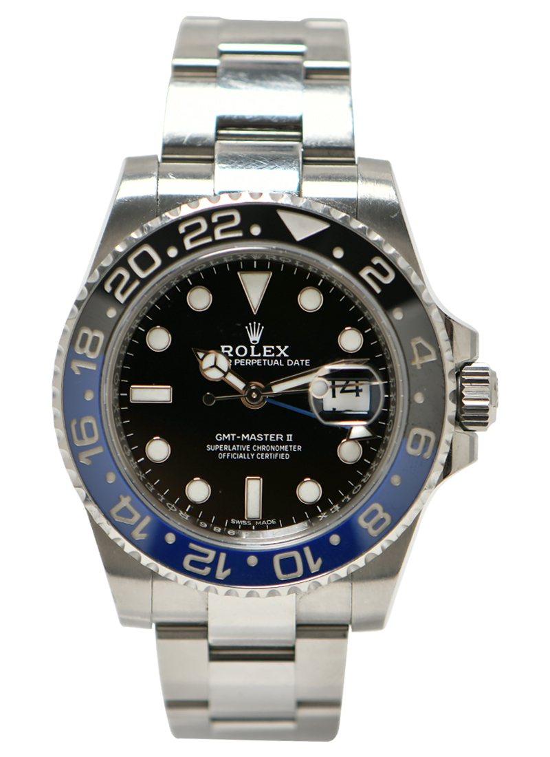 Rolex GMT-Master II "Batman" in Stainless Steel 116710BLNR