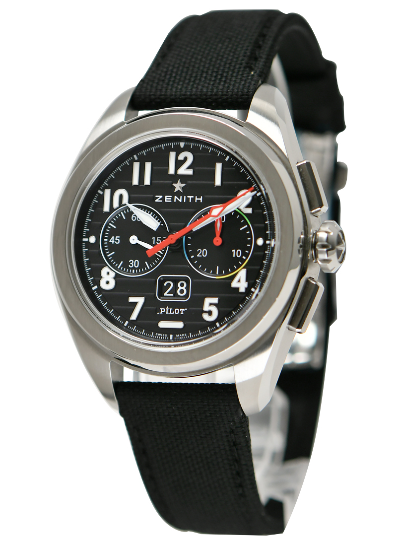 03.4000.3652/21.I001 Zenith Pilot Big Date Flyback | Rostovsky Watches