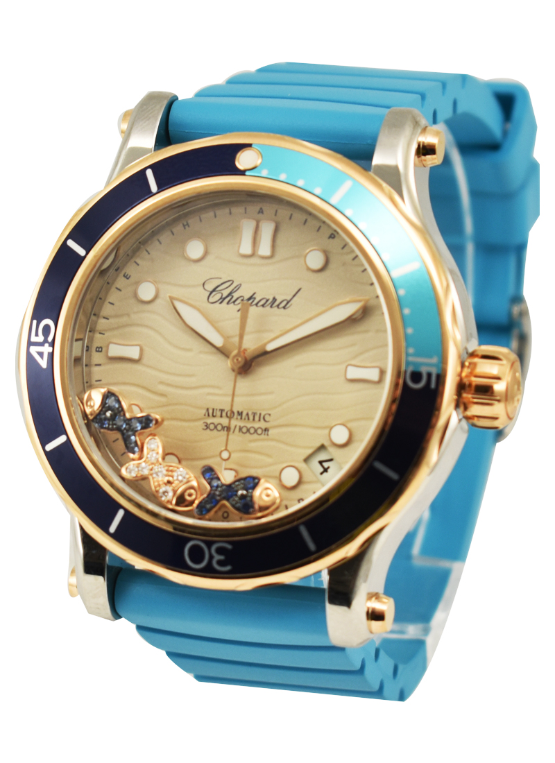 Chopard Happy Ocean Maldives Limited Edition in Stainless Steel and Rose Gold 2785876002