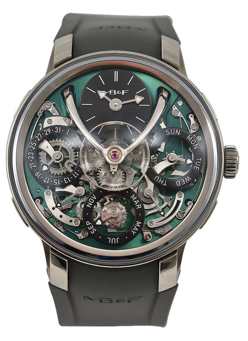 MB&F Legacy Machine Perpetual EVO in Titanium LMP 07.T.GU