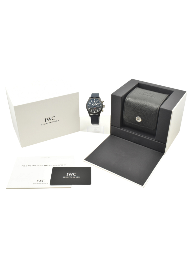 Iw389401 Iwc Pilot Chronograph Top Gun Ceramic 