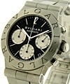  Bvlgari-Bvlgari 38mm Chronograph Steel on Bracelet with Black Dial