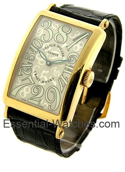 1100 CH Franck Muller Crazy Hours Yellow Gold | Essential Watches