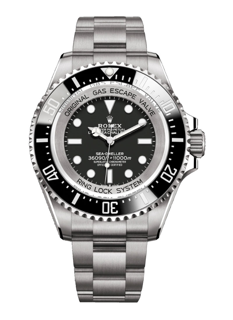 Pre-Owned Rolex Sea Dweller Deep Sea Ref 126067 in Titanium with Black Bezel