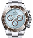 Cosmograph Daytona in Platinum on Oyster Bracelet with Ice Blue Stick Dial