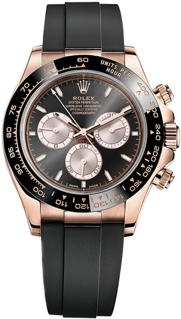 Pre-Owned Rolex Daytona 40mm in Rose Gold with Black Ceramic Bezel