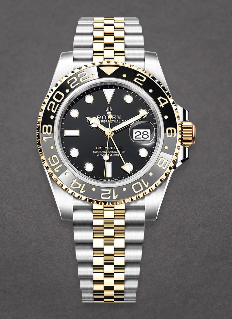 Pre-Owned Rolex GMT Master II 40mm in 2 Tone