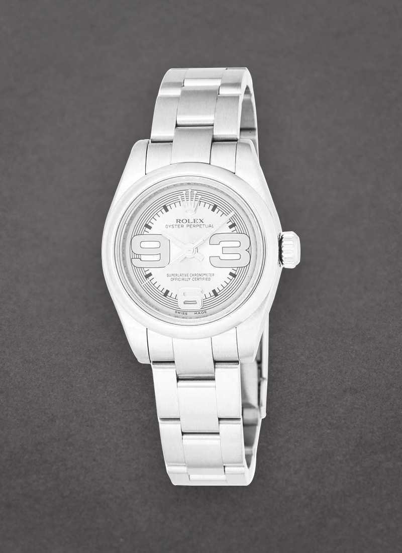 Pre-Owned Rolex Oyster Perpetual in Steel with Domed Bezel