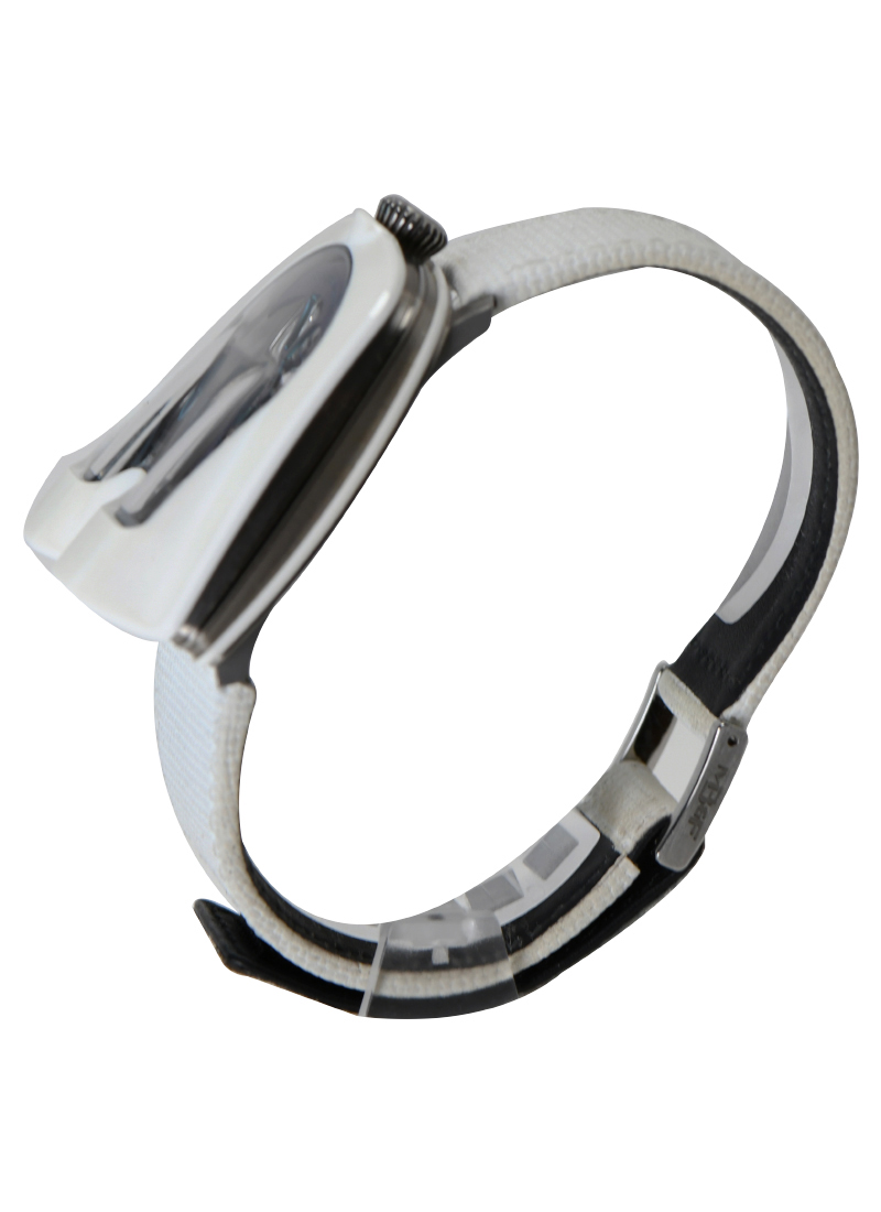 MB&F Horological Machine N°8 Mark 2 in Titanium and White Composite 82TLW